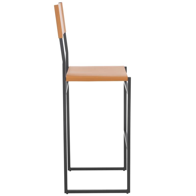 SAFAVIEH Vessie 30-inch Bar Stool (Fully Assembled) - 18 In. W x 18 In. D x 47 In. H - 18Wx18Dx47H