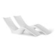 preview thumbnail 7 of 8, Ledge Lounger - Autograph Chaise - Inside Pool & Sun Shelf Lounge Chaise - Designed for Shelves Up to 12" - Set of 2