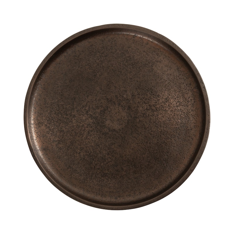 Kate and Laurel Truxton Pedestal Metal Table