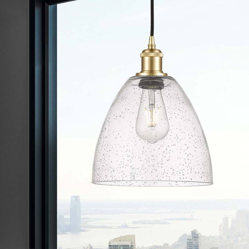 Innovations Lighting Ballston Bristol Glass 1 Light 9" Cord Hung Mini Pendant