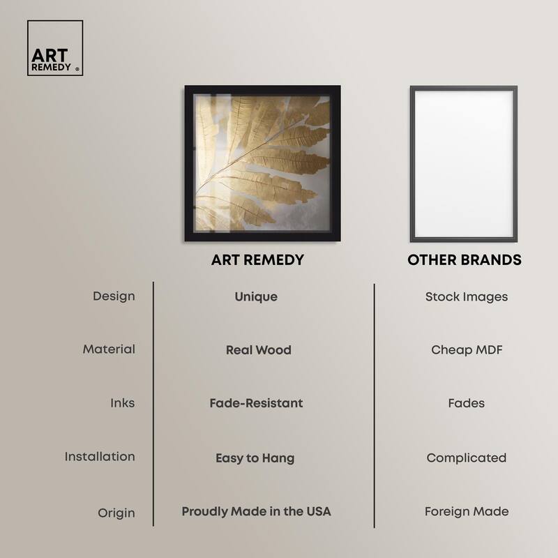 Golden Canopy (I) Shadowbox by Art Remedy