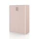 preview thumbnail 36 of 202, DH BASIC Modern Wood Customizable Stackable Storage Organizer - Cube Shelves, Drawer Cabinet, Bookcase with Doors by Denhour Cabinet (doors) - Light Pink