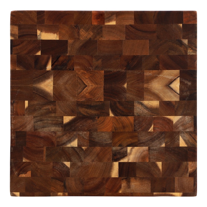 MegaChef 13.75 Inch Square Thick Acacia Wood Cutting Board