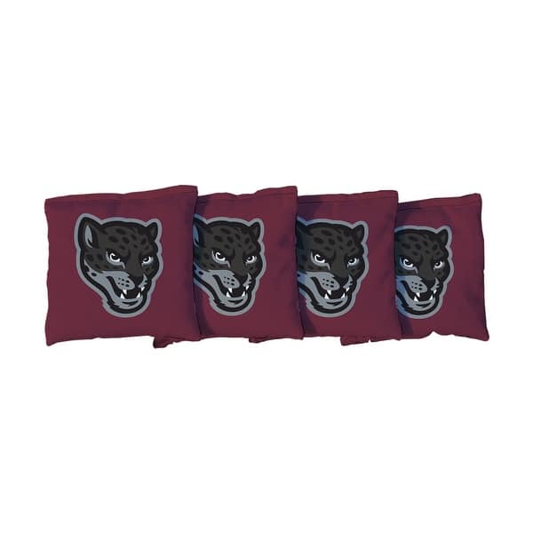 slide 2 of 3, Texas A&M San Antonio Jaguars Burgundy Cornhole Bags All-Weather Resin Filled