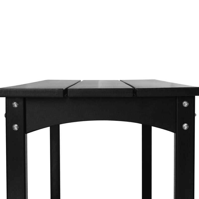 Laguna Hdpe All Weather Outdoor Patio Two Shelf Table
