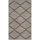 preview thumbnail 13 of 93, SAFAVIEH Handmade Flatweave Montauk Elsbe Trellis Cotton Rug 2' x 3' - Black - Rectangle