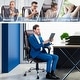 preview thumbnail 50 of 57, EROMMY Heated Massage Executive Office Chair, PU Leather with Retractable Footrest
