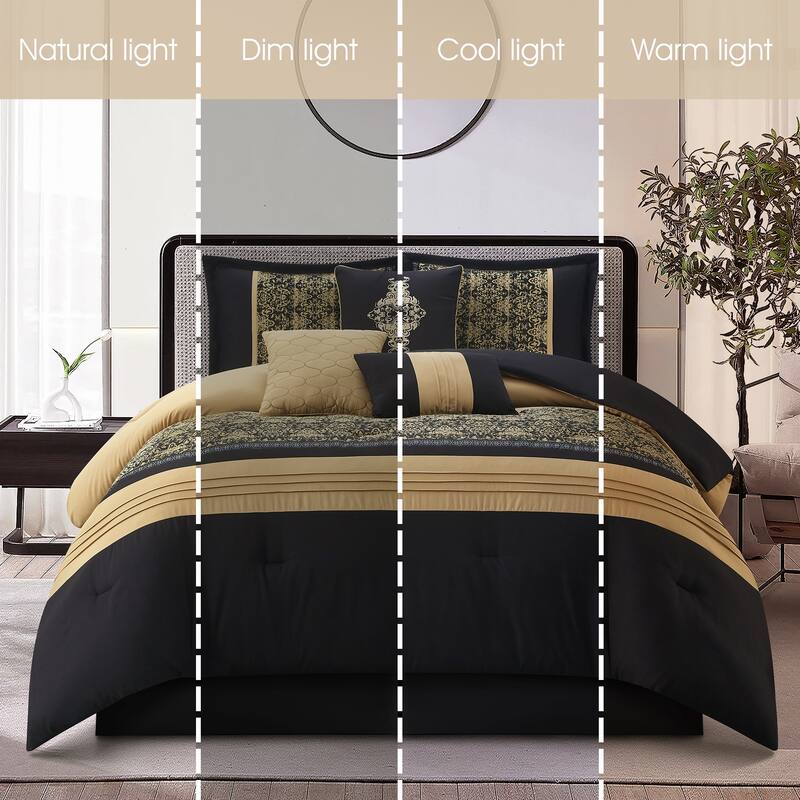 Nanshing Shelly 7 Piece Transitional Comforter Set