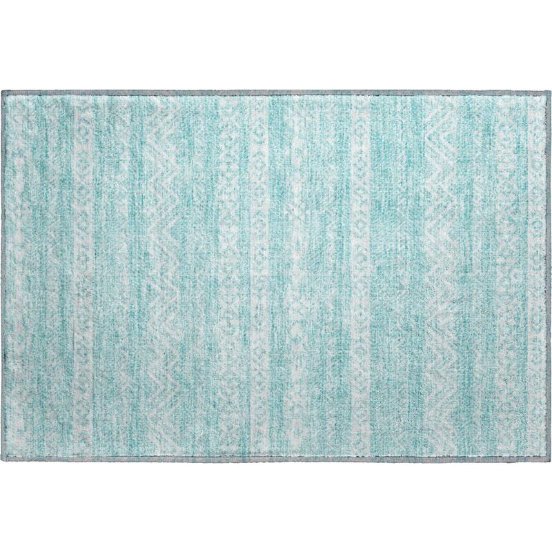 Premium Washable Super Soft Global Stripes Mayfield Rug