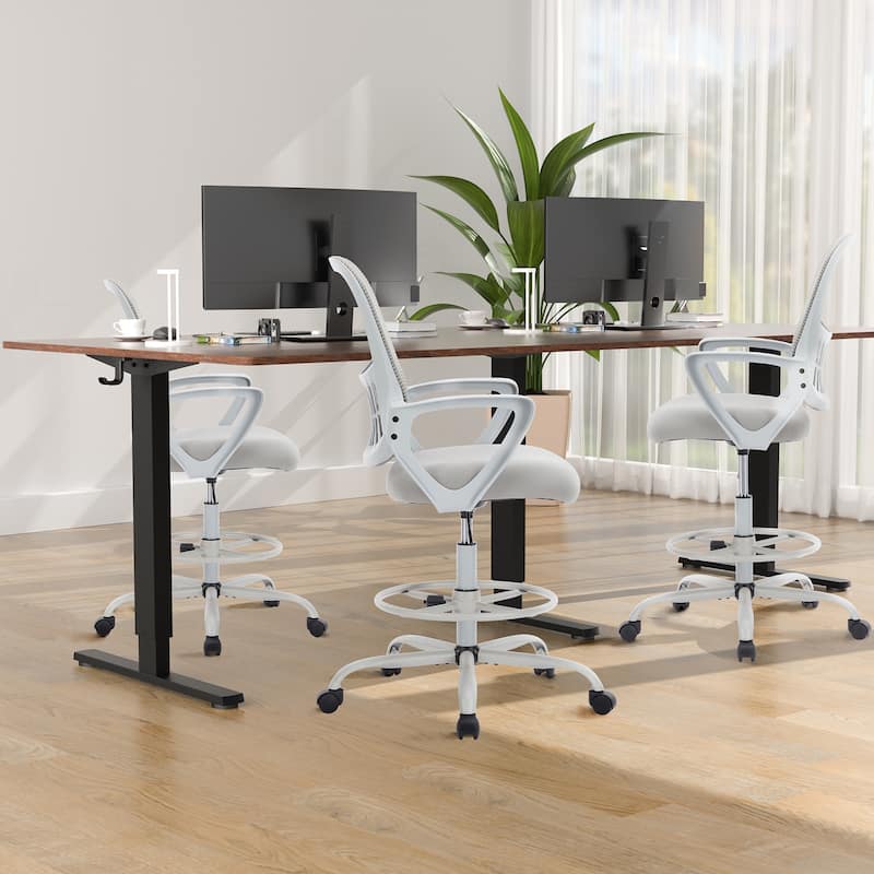 Ergonomic Tall Mesh Office Chair with Storable Lumbar Support