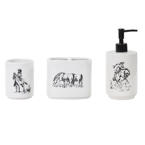 Paseo Road by HiEnd Accents Ranch Life Countertop Bathroom Set, 3PC