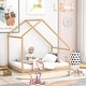 preview thumbnail 10 of 22, Full House Bed with Open Pine Frame - Creative Kids' Design