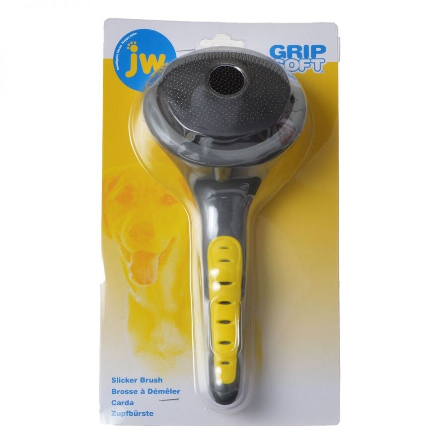 jw grip soft slicker brush