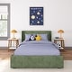 preview thumbnail 14 of 23, Max and Lily Full-Size Upholstered Bed with Rectangular Headboard