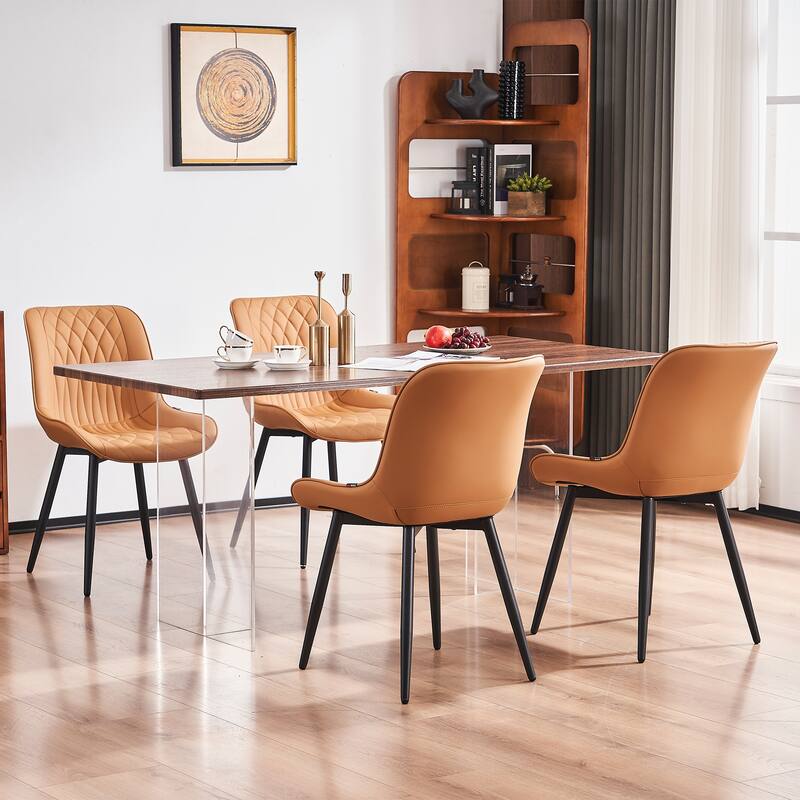 Modern Dining Chairs Set of 2 Upholstered Dining Room Chairs