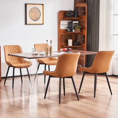Modern Dining Chairs Set of 2 Upholstered Dining Room Chairs