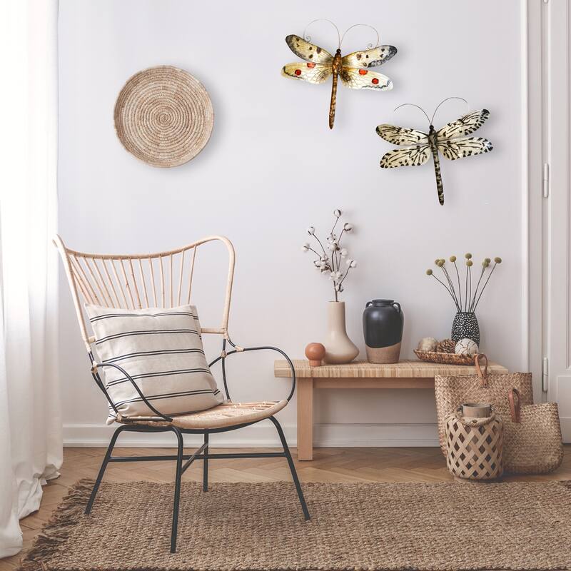 Dragonfly Wall Decor Black And White