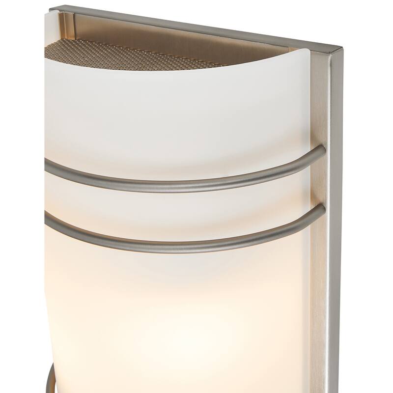 Strick & Bolton Mene 2-light Brushed Steel Wall Sconce