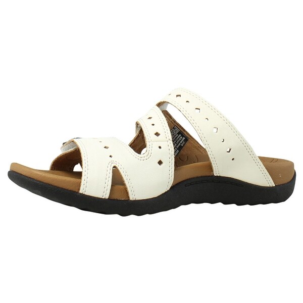rockport white sandals