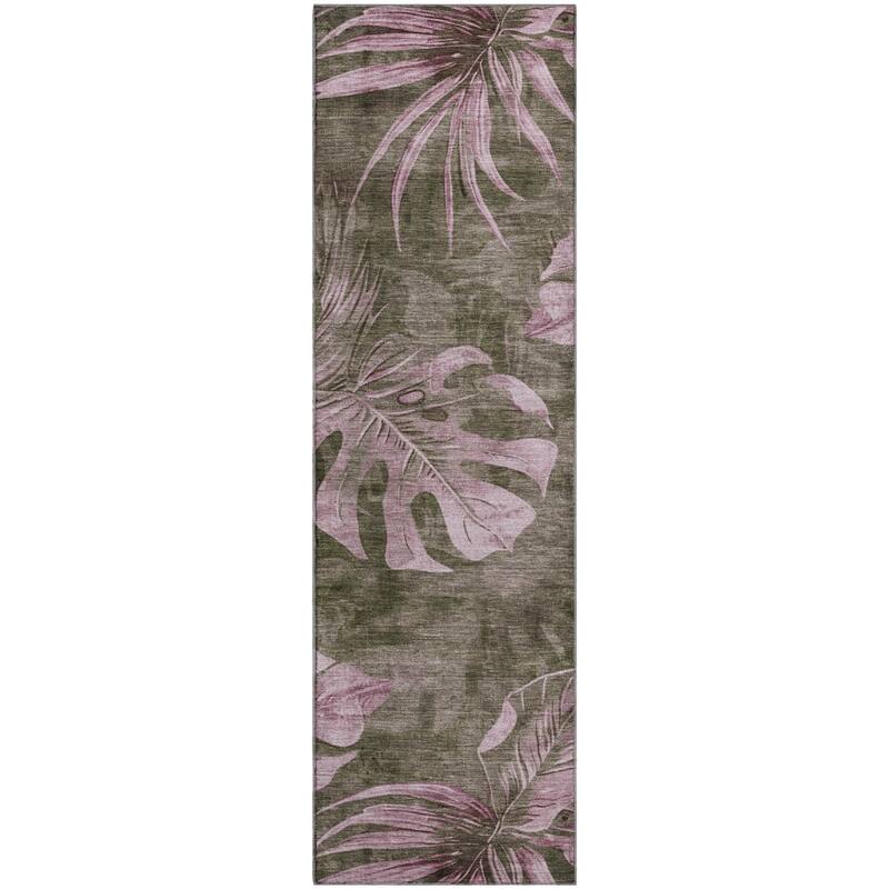 Premium Washable Super Soft Tropical Floral Mayfield Rug