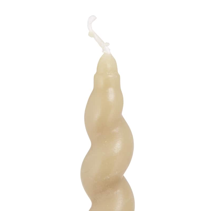 Unscented Twisted Taper Candles in Box - 0.88"L x 0.88"W x 10.0"H