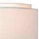 preview thumbnail 4 of 3, Vaxcel Lighting Burnaby 1 Light Wall Sconce with White Fabric Shade