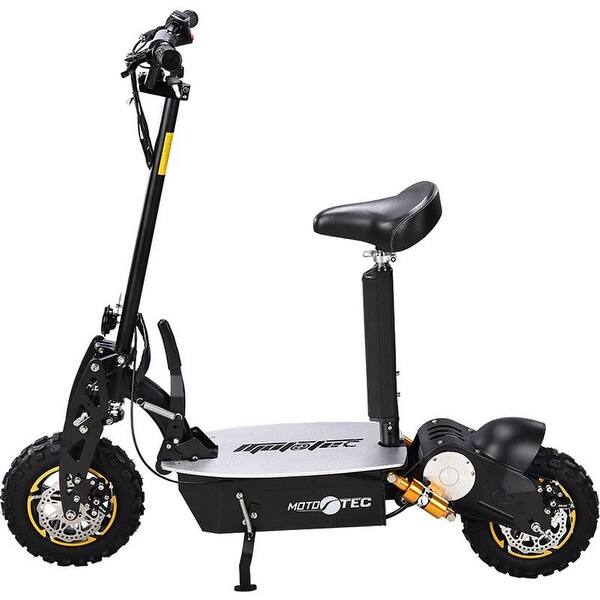 Shop Mototec 2000w 48v Electric Scooter Black Overstock 24313234