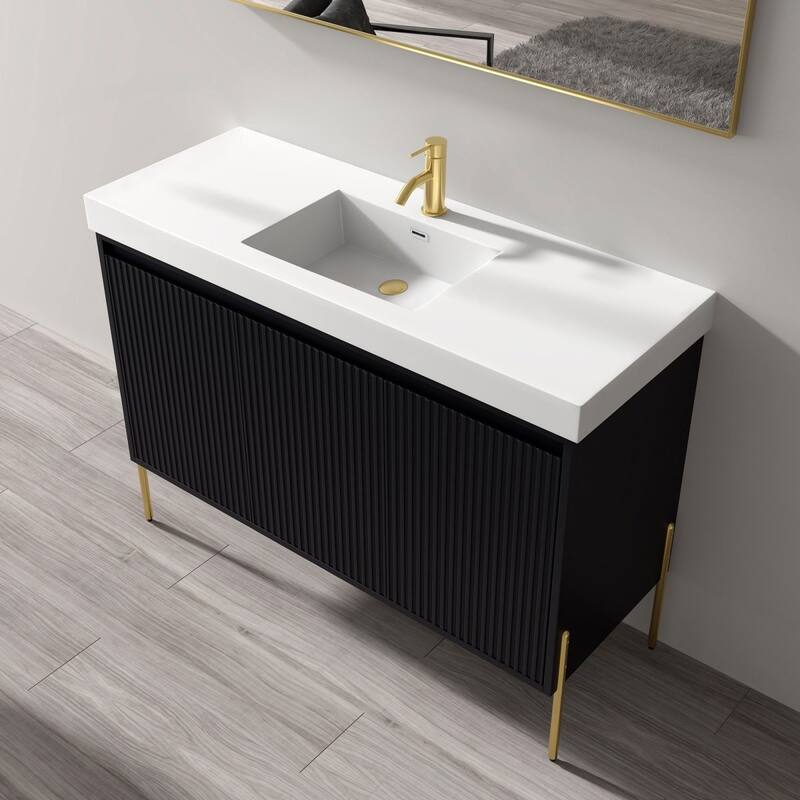Ripple 48" Bathroom Vanity Kit (Assembly Required)