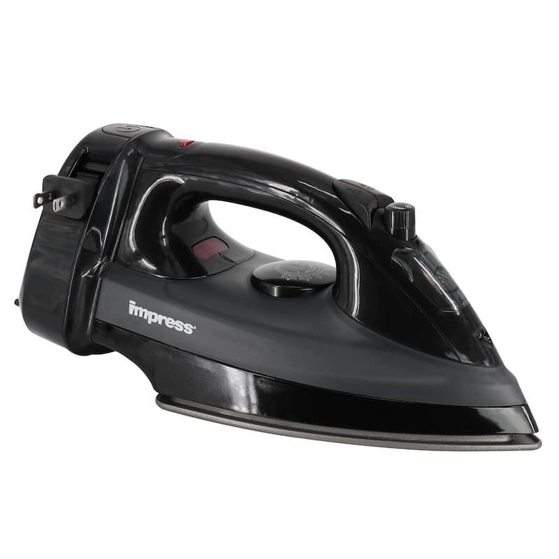 1200 Watt Cord Winder Garment Iron in Black