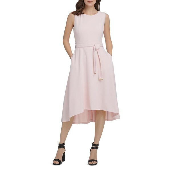 donna karan pink dress