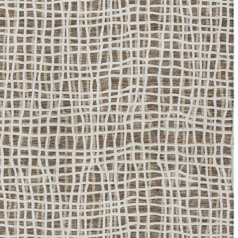 HomeRoots Striped Transitional Rectangle Outdoor Rug