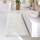 preview thumbnail 181 of 197, Hearth & Harbor Non-Slip Super Plush Chenille Bathroom Rugs Off-White - Large