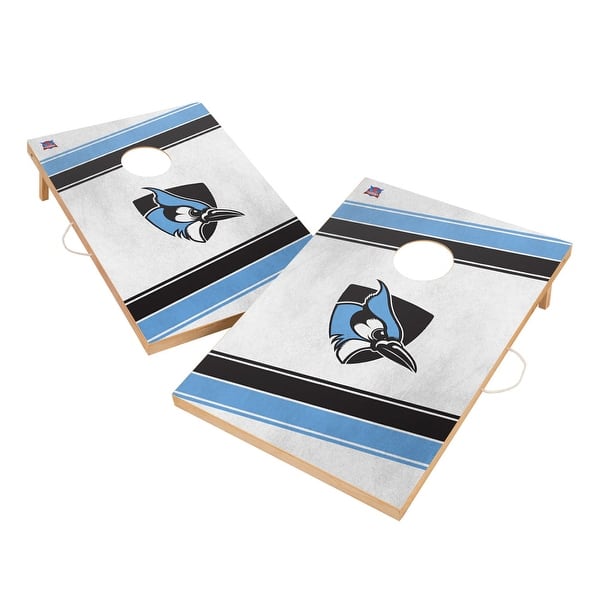 slide 2 of 5, Johns Hopkins University Blue Jays Regulation 2x4 Cornhole Set
