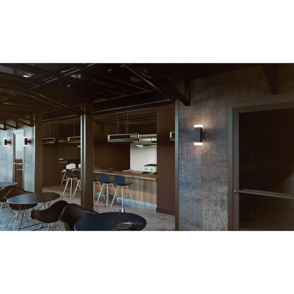 AFX Edmund 1-light Black 1600 Lumens Outdoor Sconce