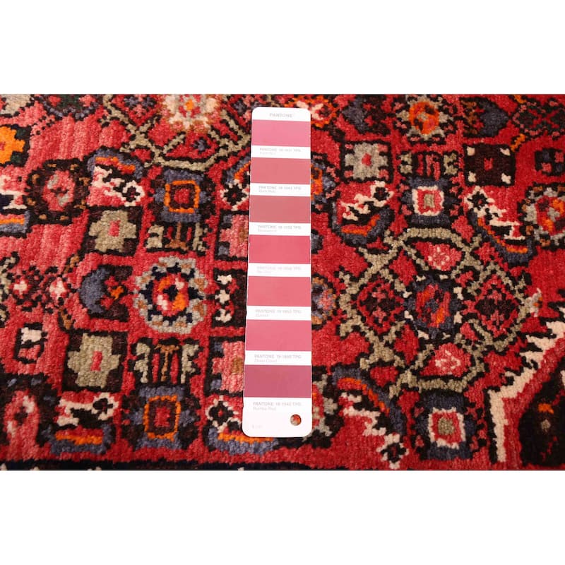 ECARPETGALLERY Hand-knotted Andelz Red Wool Rug - 3'8 x 10'5