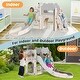 preview thumbnail 2 of 16, Toddler Slide, 7 in 1 Kids Indoor Slide for Toddler 1-3, Indoor Outdoor Baby Toddler Slide Playset Playground