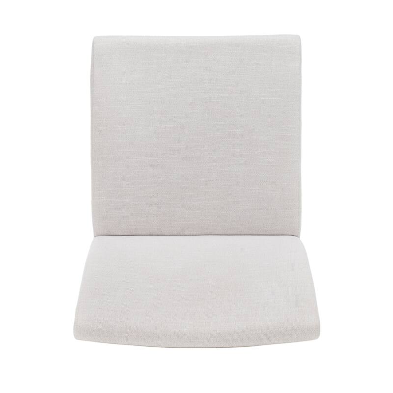 Set of 2 Dining Chairs Fabric Accent Chair Lounge Chair with Back