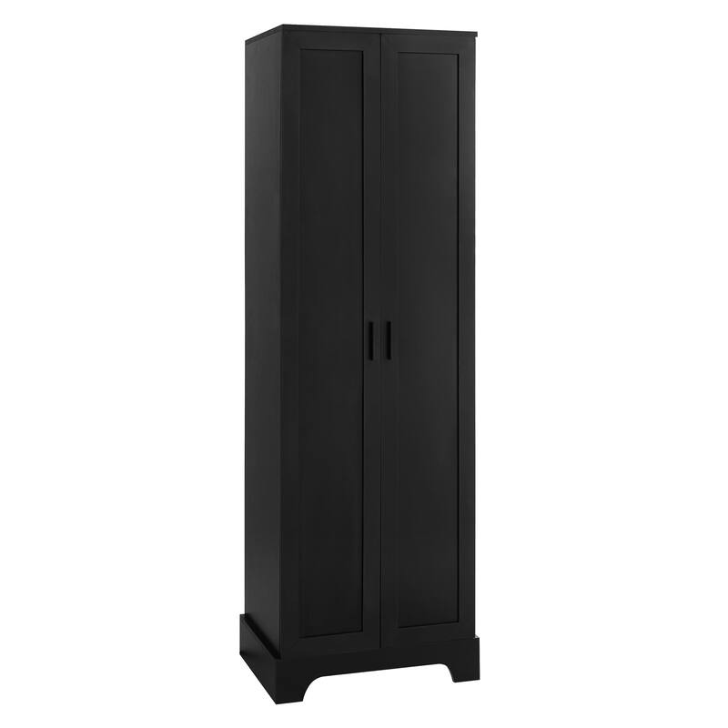 Roomfitters 2-Door Tall Storage Cabinet, Multi-Functional Organizer with Adjustable Shelves