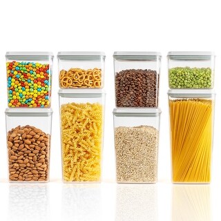 Pop Containers for Food Storage, Stable Food Containers with Lids