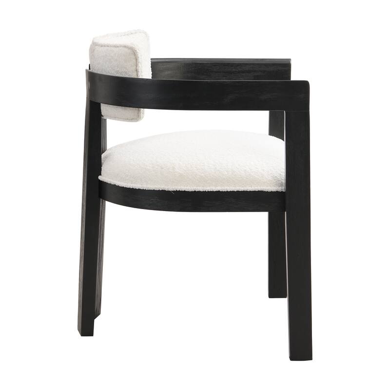 Arkenis 7pc Dining Set with Cushioned Seat and Back, Rubberwood by Christopher Knight Home