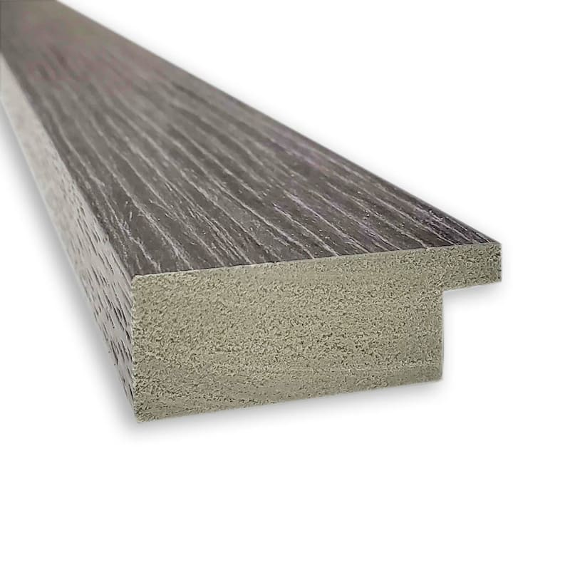 Beveled Wall Mirror - Pinstripe Plank Grey Narrow Frame - Pinstripe Plank Grey Narrow