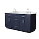 Option Dark Blue, Nickel Trim, White Quartz Top