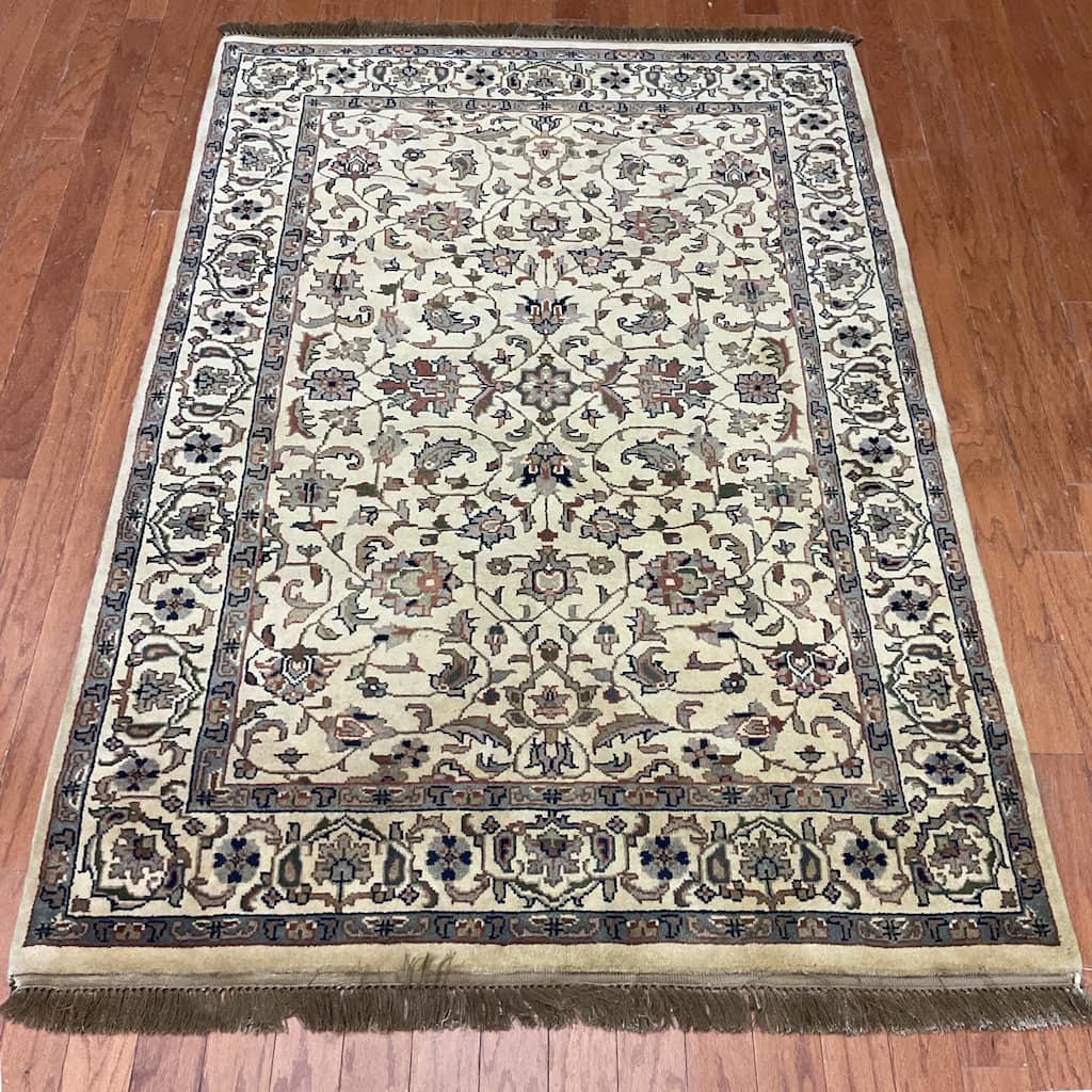 HERAT ORIENTAL Handmade Mahal Wool Rug - 4' x 6'