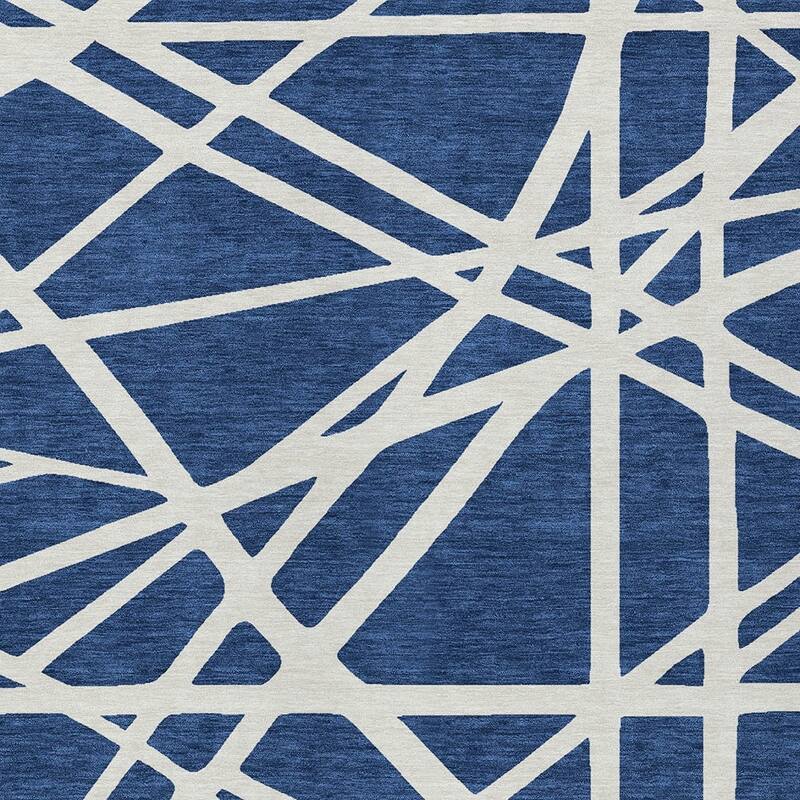 HomeRoots Geometric Transitional Rectangle Outdoor Rug