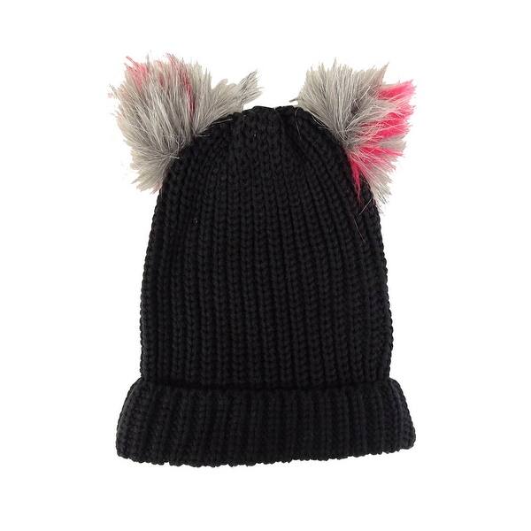 Inc International Concepts Women S Double Pom Poms Cuffed Hat Os Black One Size Fits Most On Sale Overstock Inc International Concepts Women S Double Pom Poms Cuffed Hat Os Black One Size Fits Most On Sale Overstock