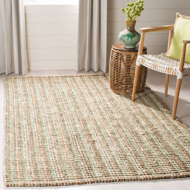 SAFAVIEH Jerneja Handmade Solid Chunky Jute Area Rug
