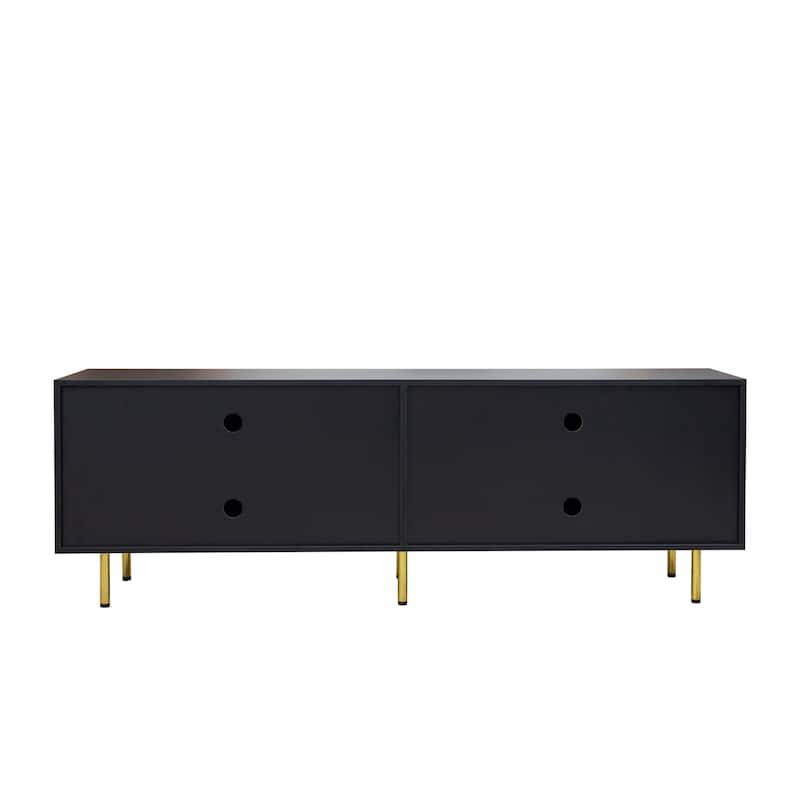 Modern TV Stand for TVs Up to 80" with Large Storage Cabinet