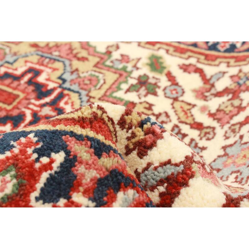 ECARPETGALLERY Hand-knotted Serapi Heritage Cream Wool Rug - 2'5 x 20'0