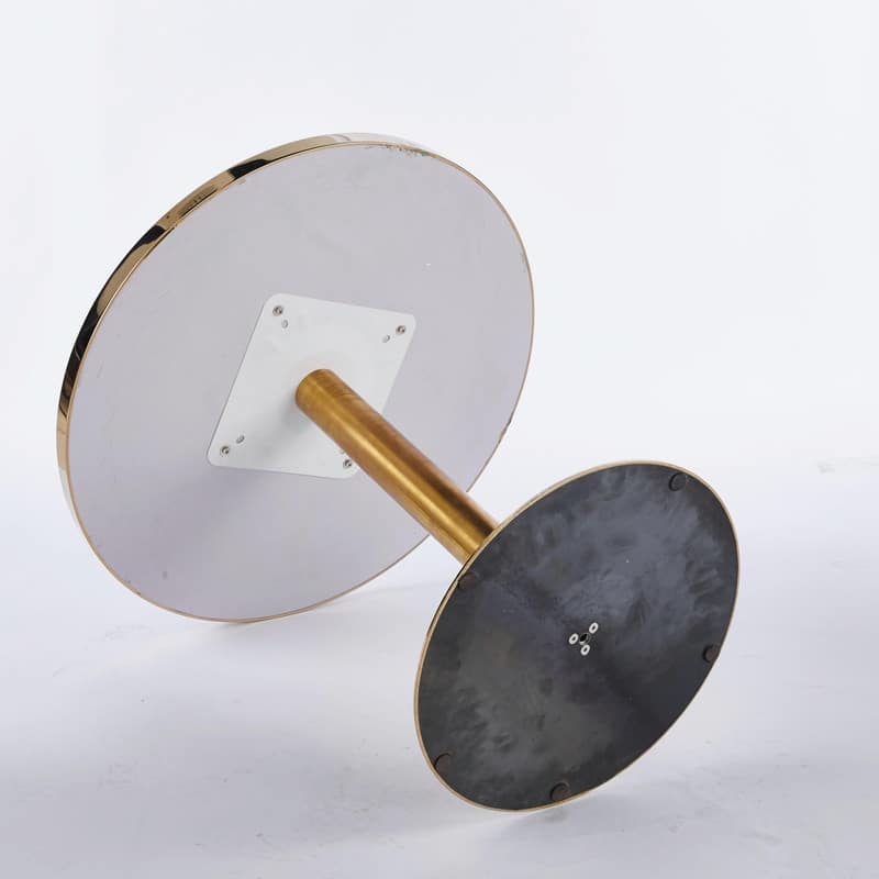 31.5" Mid-Century Modern Pedestal Table, Multi-Functional Dining Table for 4-6 People or Large Coffee Table