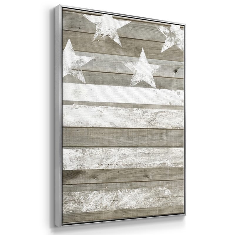 Americana Flag - Multi Piece Framed Canvas